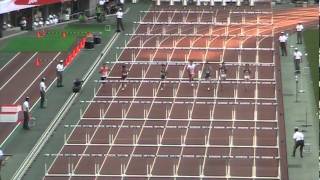 Men's 110 mH Final - 2012 Japanese Olympic Trials 第96回日本選手権男子110mH決勝