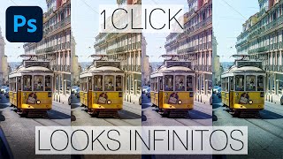 Genera ilimitados filtros para Photoshop en 1 click | Infinitos looks en Photoshop en 1 click