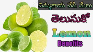 Lemon Benifits/నిమ్మకాయతొ కలిగె ఉపయొగములు/What are the benefits of Lemon/Lime Benifits in Telugu