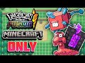 I beat pokemon infinite fusion with minecraft fusions only fan game