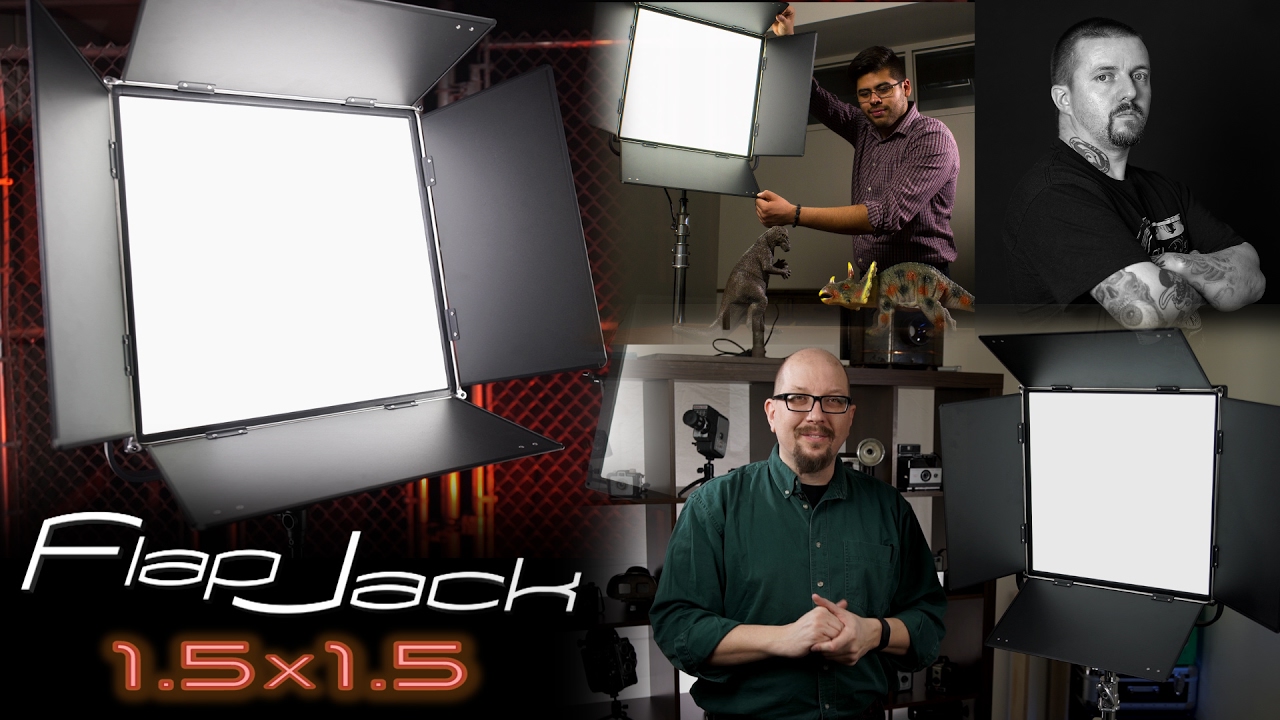 FlapJack 1.5 x 1.5: Beautiful Diffused Cinema and Portrait Light with Extra Control