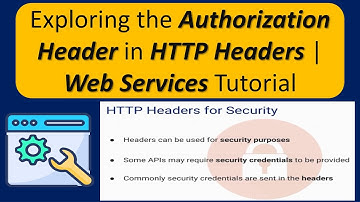 HTTP headers: Authorization header | Web Services Tutorial