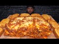 ASMR NO TALKING LASAGNA MUKBANG 