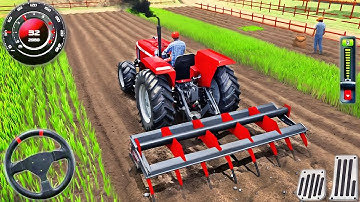 Real Tractor Driving Simulator 2025 - Indian Farming Transport Walkthrough - Android GamePlay