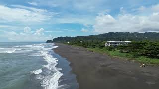 Flying over playa hermosa