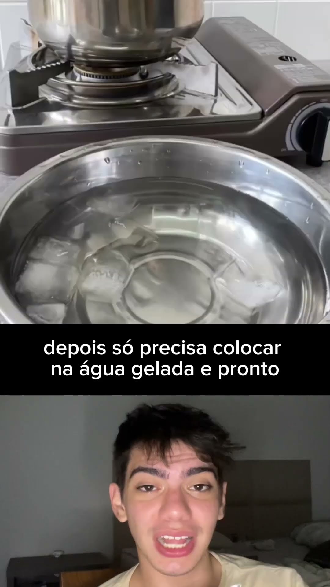 Coloca limão no ovo cozido e joga na água gelada! ?? A casca sai muito mais fácil.