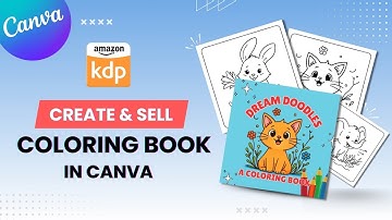 Create a Coloring Book in Canva & Publish on Amazon KDP | Easy Tutorial #canva #kdppublishing