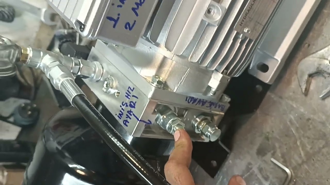 hidrolik güç ünitesi powepack kullanım muşteri videosu CVT HİDROLİK