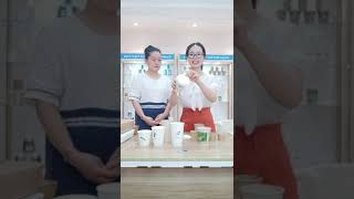 A zero- plastic paper cup, makes our planet greener