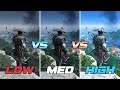 Ghost of Tsushima Gameplay ( Low - Med - V.High ) - RTX 3060