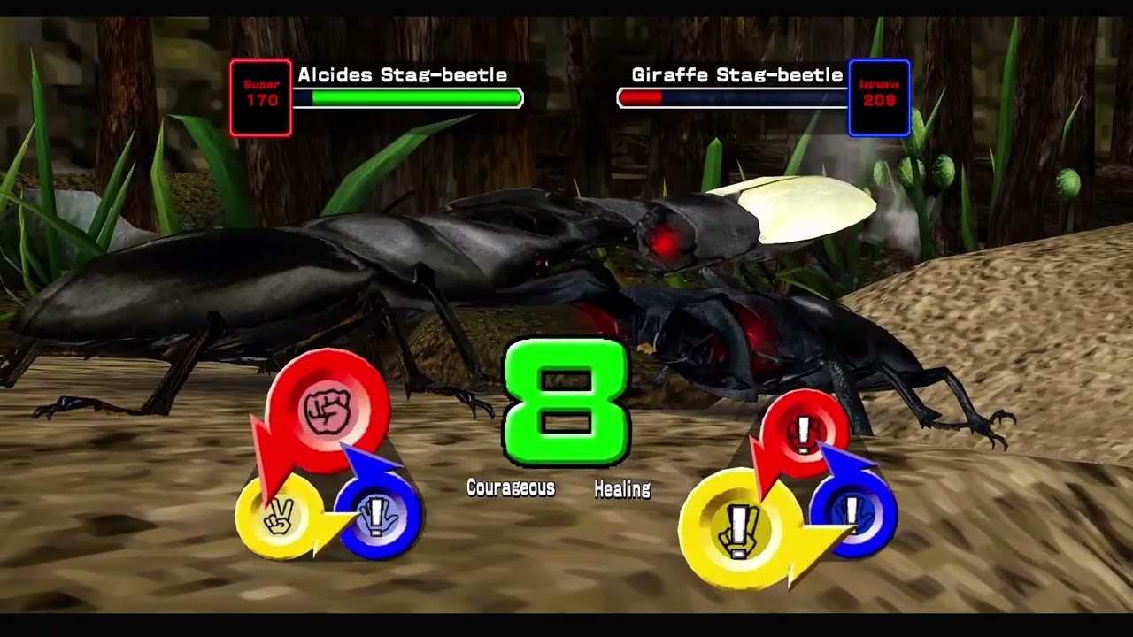 Alcides Stag Beetle Mutant beetles [Mushiking 2006 English Version] 