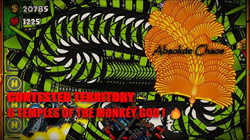 6 Temples of Super Monkey in Contested Territory🔥| Bloons Monkey City