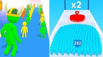 New Satisfying Mobile Games Count Masters Top TikTok Gameplay (Android, iOS) Walkthrough All Levels