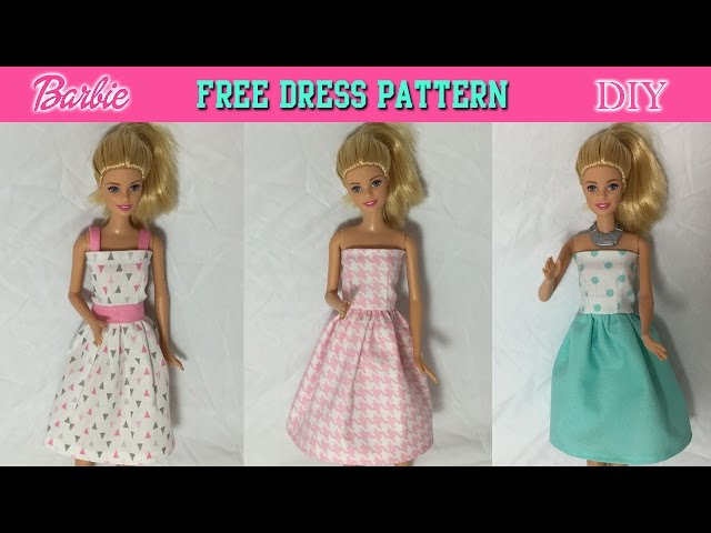Barbie sewing patterns - Free Doll Clothes Patterns