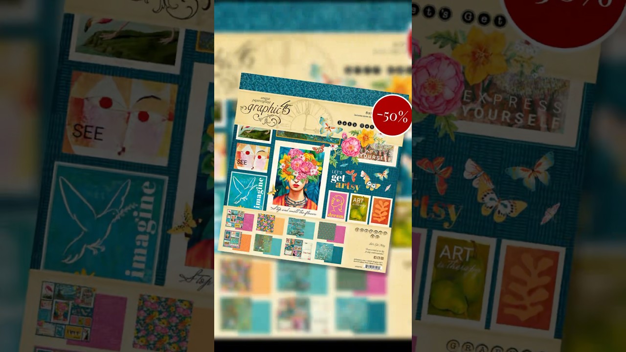 Craft more, spend less! Save 50% on your favorite Graphic 45 products. 