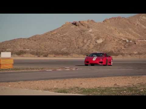 Ferrari 360 Challenge Stradale drifting slo-mo