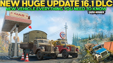 New Huge Update New DLC Vehicle Crocodile Pack First Look in SnowRunner Everything You Need to Know