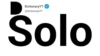 Solo Synonyms | Thesaurus | Similar Words 