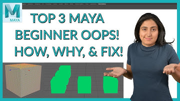 Maya Tutorial Quick Tips: Top 3 Beginner Mistakes (soft select, missing shader, missing shelf icons)