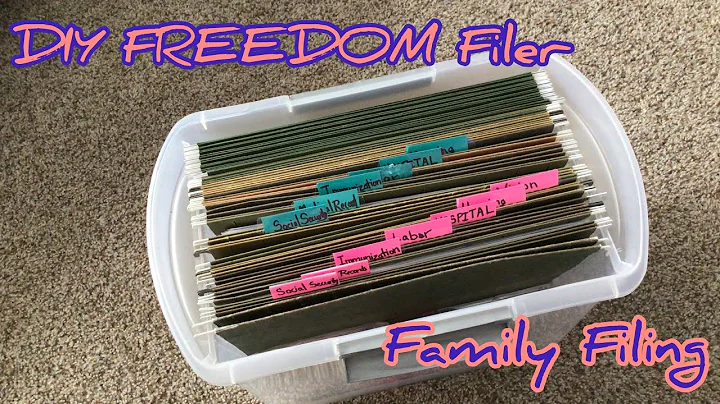 Family Files//DIY FREEDOM FILING//Organizing&DECLUTTERING