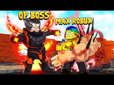 This Op Boss Couldn T Be Defeated So I Had To Spend Max Robux - tofuu boku roblox