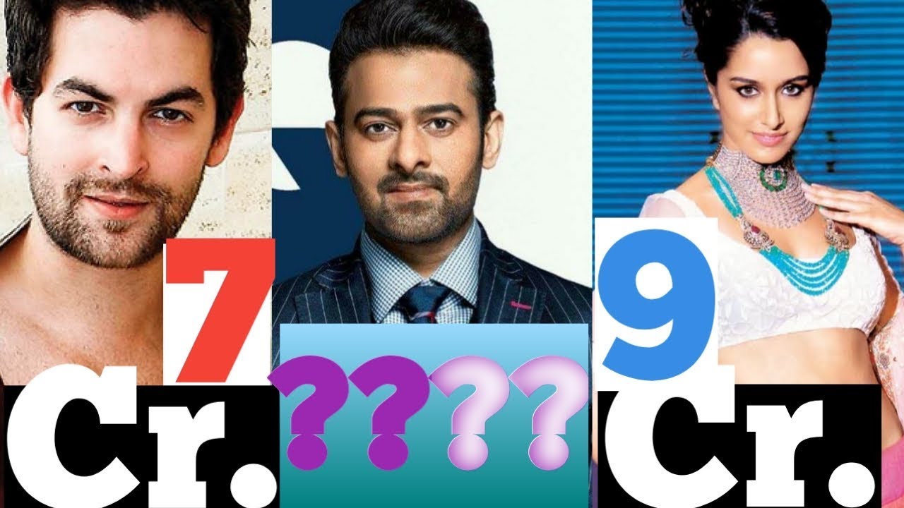 Top 5 Highest Paid Actors/Actress of "SAAHO" Movie 2019 //, Shocking Salary of "SAAHO" MOVIE