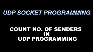 UDP Socket Programming in C | UDP Sender Receiver Socket Programming in C | Socket Programming in C