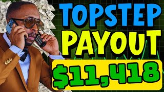 Topstep Payout $11,418 on five funded accounts (Payout Breakdown) #topstep #topstepx #topsteppayout