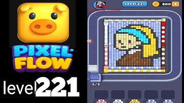 Pixel Flow level 221 Walkthrough Solution