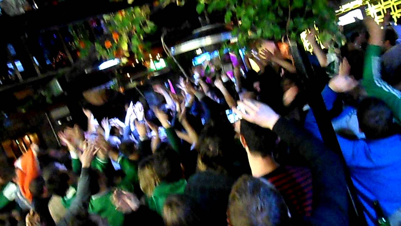 Ireland Football Team at Dicey's 2011 YouTube