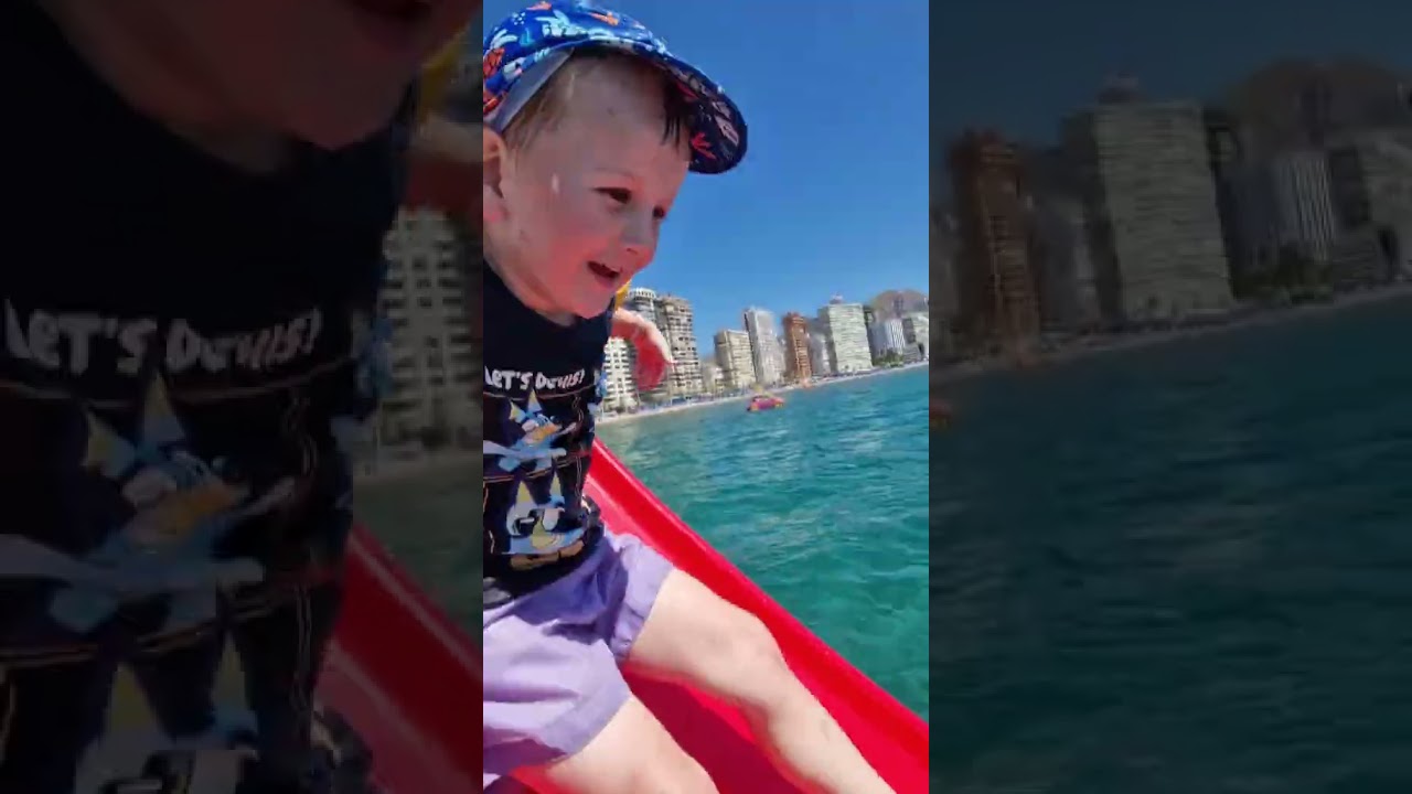 🚣‍♂️ Benidorm paddle boats! 