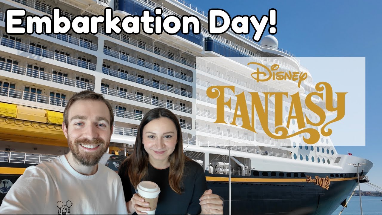 Disney Fantasy | Посадка на корабль, экскурсия по каютам, сувениры, ужин пало!