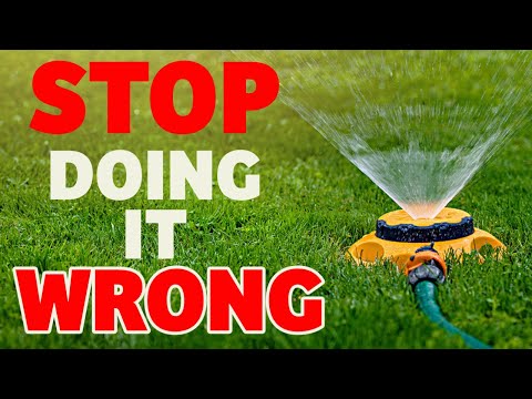 Video: Sprinklere til vanding: enkel og elegant