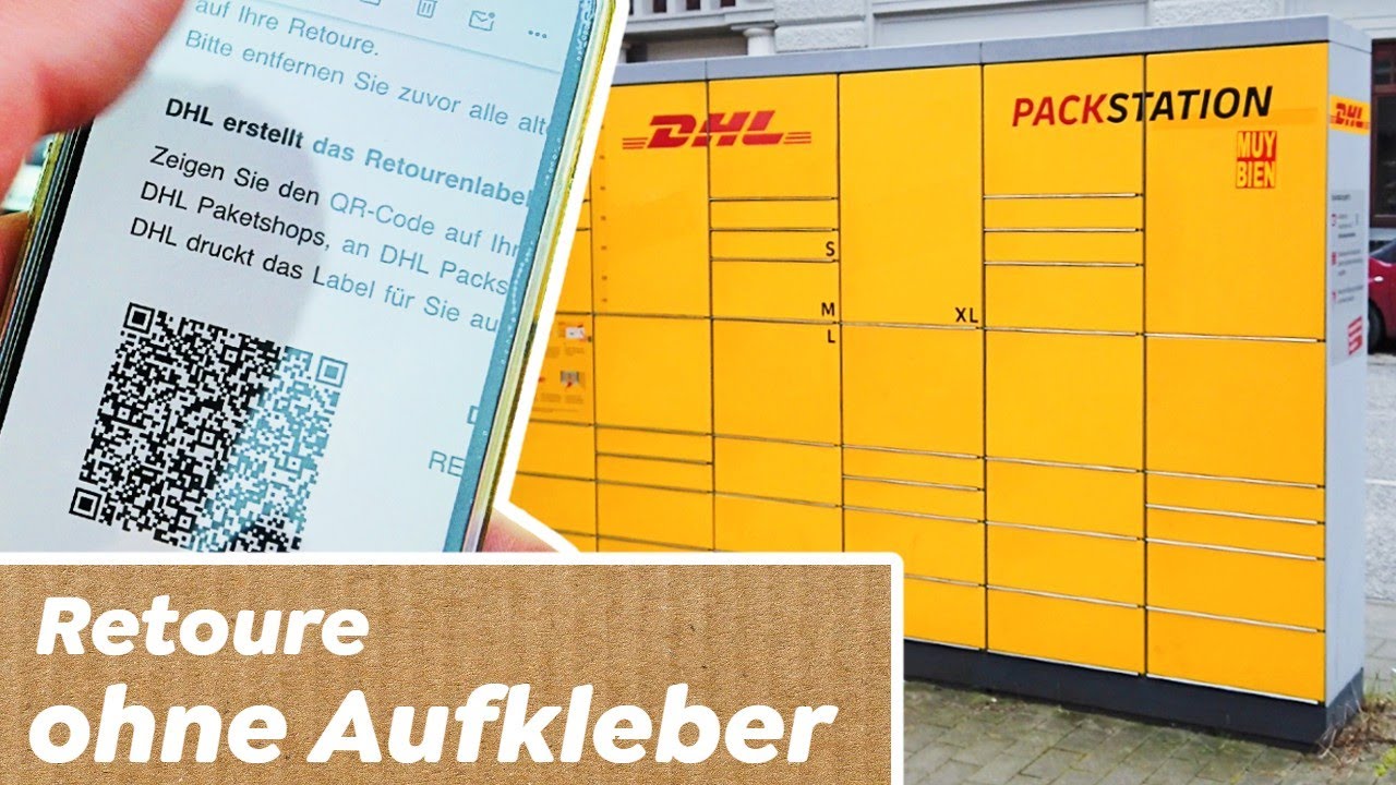 Retoure an Packstation mit QRCode (mobiler Paketschein ohne Drucker