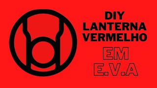 DIY LANTERNA VERMELHO