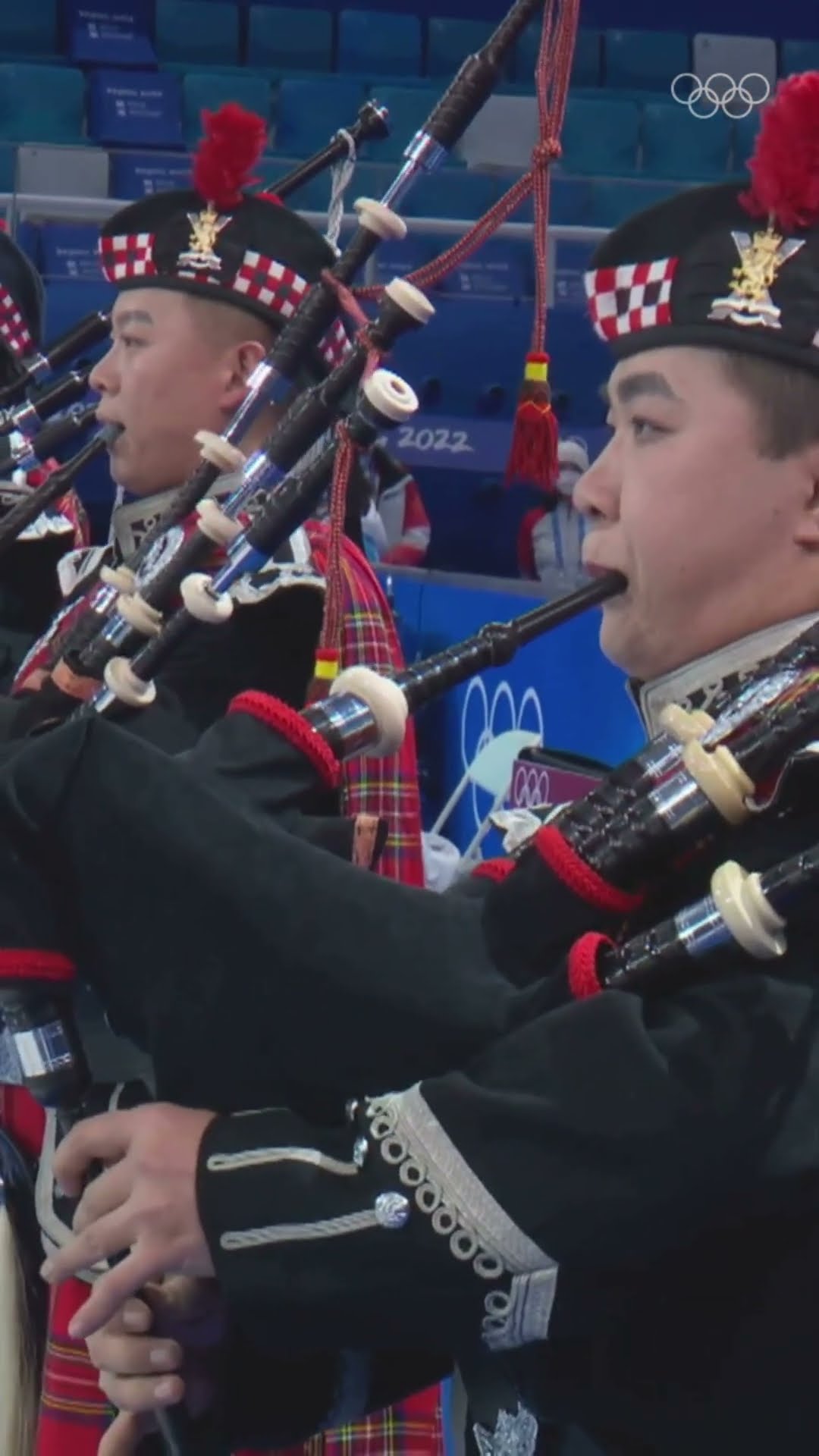 It's tradition for bagpipes to be played before curling competitions at the Winter Olympics. ????