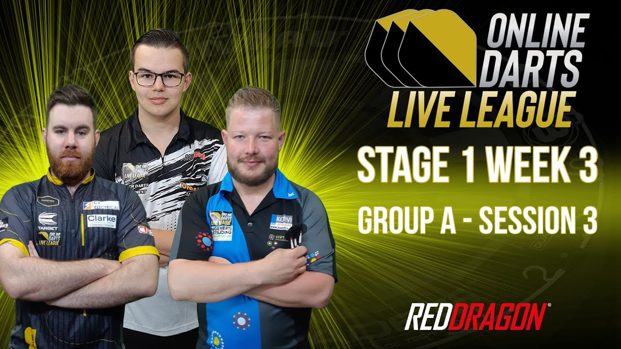 ONLINE DARTS LIVE LEAGUE Stage 1 Week 3 GROUP A - Session 3