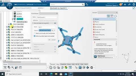 Quadcopter Drone | Computational Fluid Dynamics | CUTM