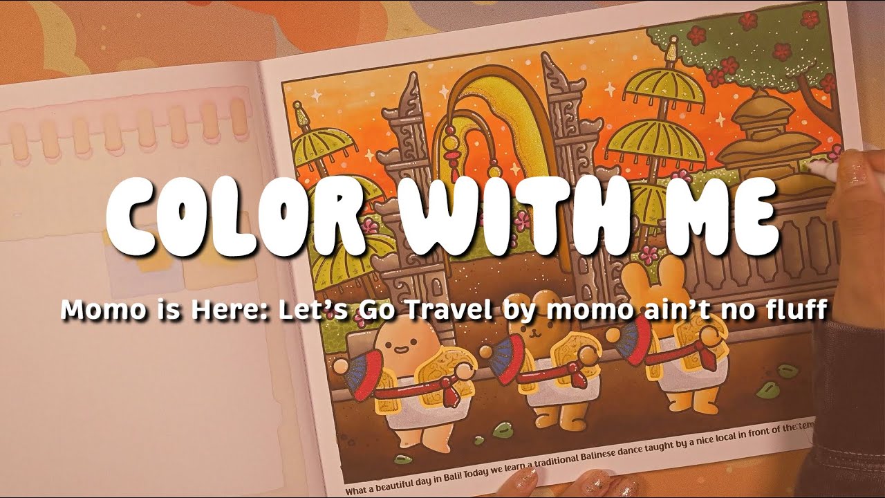 COLOR WITH ME | Momo is Here: Let's Go Travel