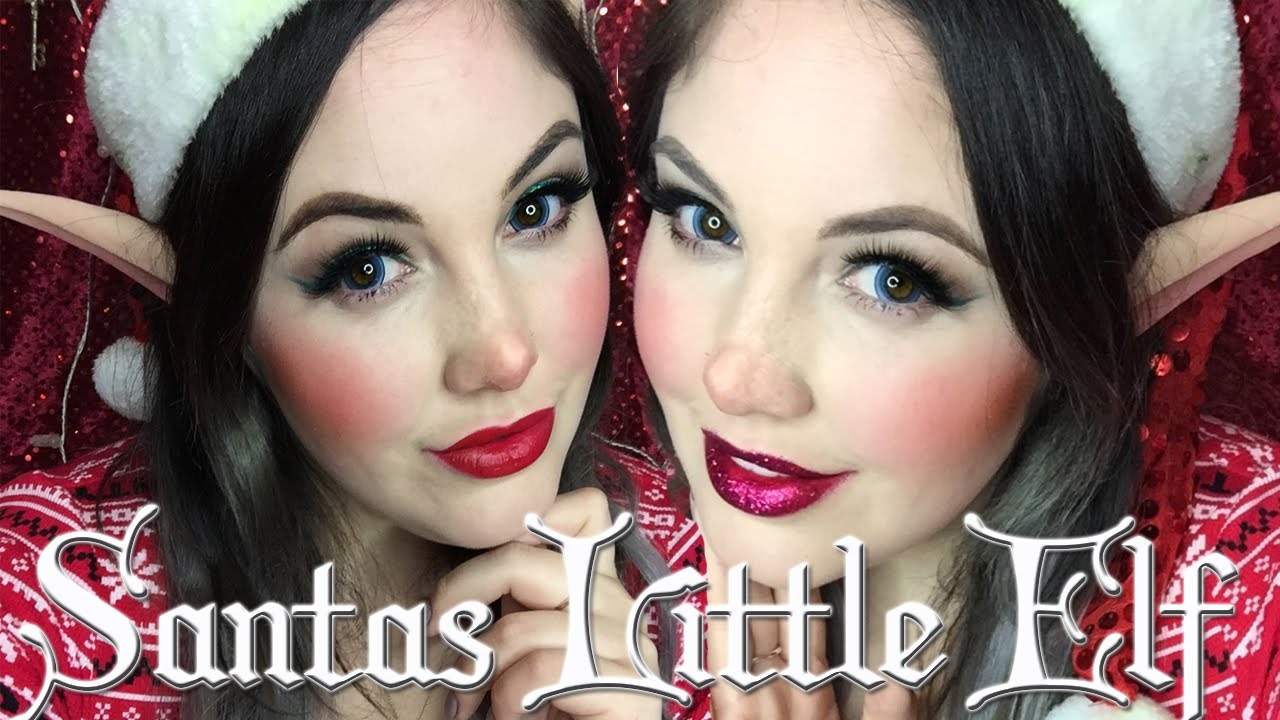 Santa Little Elf Makeup Tutorial YouTube