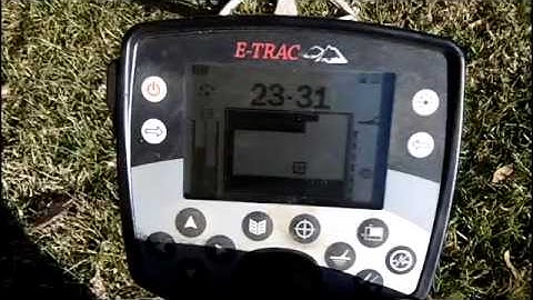 Minelab Etrac - Digging different signals