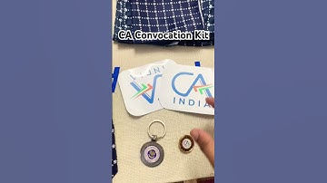 CA convocation kit #caconvocation #ca #charteredaccountant #icai
