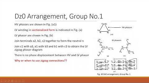 Phasor Group of Three Phase Transformer