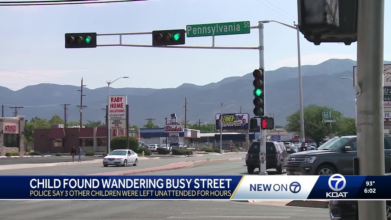 Albuquerque father charged after toddler found wandering street - YouTube
