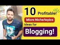 10 Super Profitable Micro Niche Ideas For Blogging in 2020