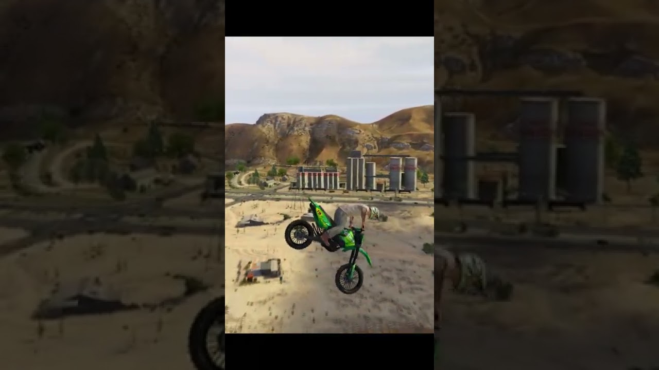 GTA 5 trevor stunts i can fly #89