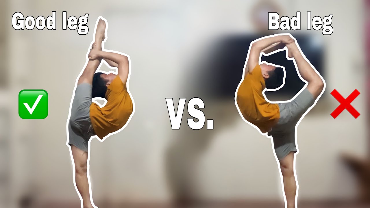 GOOD LEG Vs BAD LEG Flexibility Challenge YouTube GOOD LEG Vs BAD LEG Flexibility Challenge YouTube