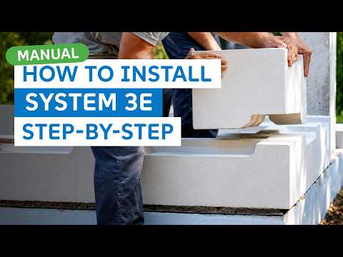 How to install SYSTEM 3E wall elements