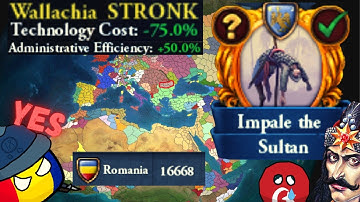 EU4 but WALLACHIA is OVERPOWRED - EU4 AI Only Timelapse