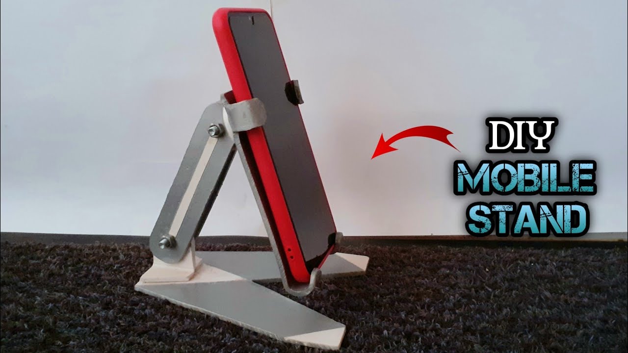 PVC PIPE MOBILE STAND YouTube